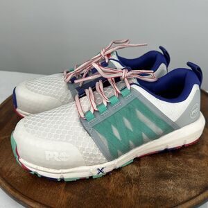 Timberland Pro Shoes Wm 7 Wide Comp Toe Lace Up Sneakers Work